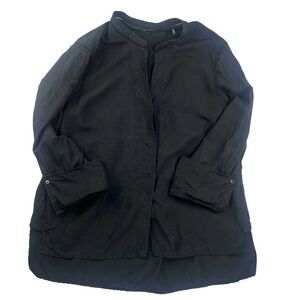 Kobi Hampering Women’s Black Button Up Blouse In Size L